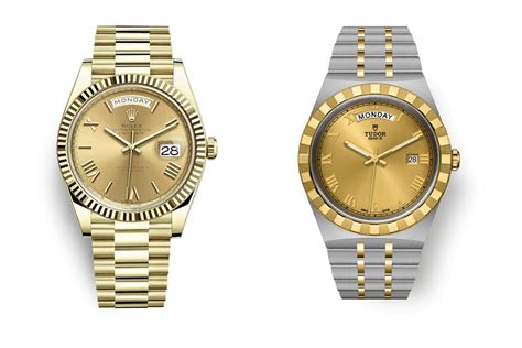 tudor day date vs rolex day date|tudor watches.